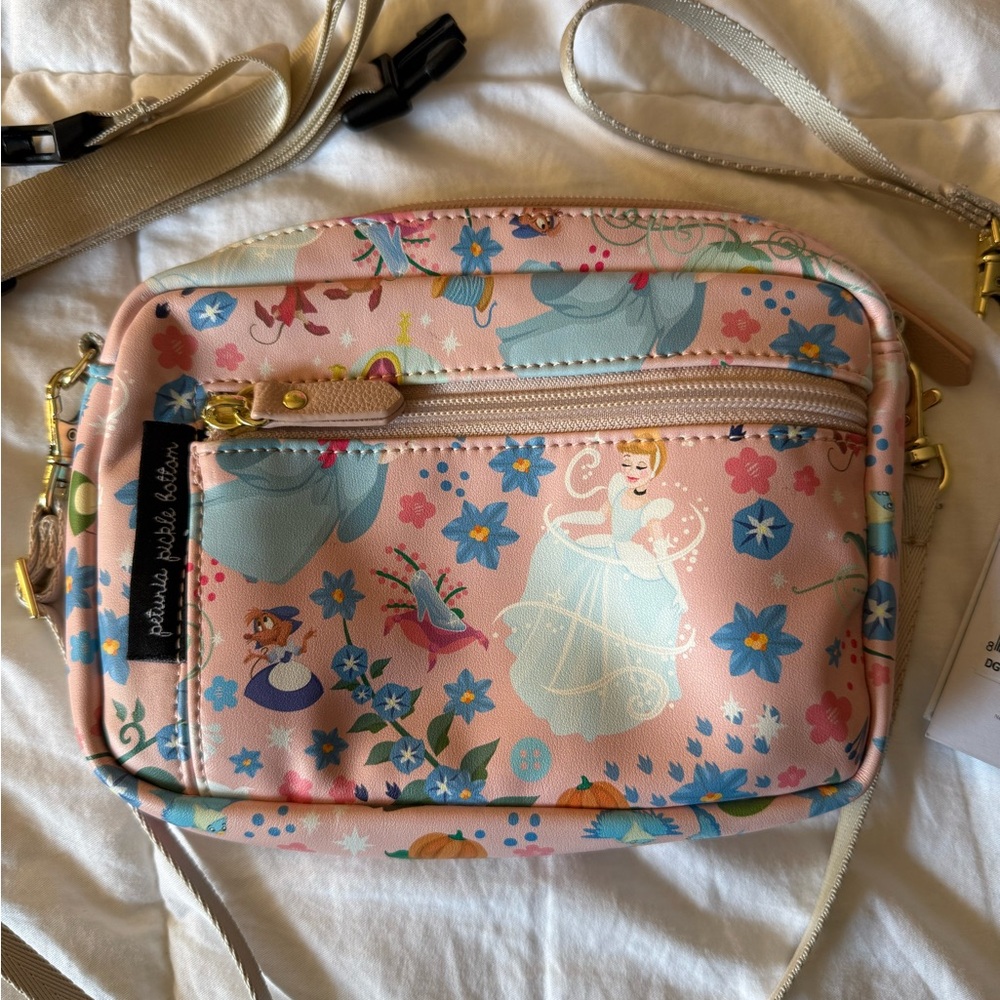 Petunia Pickle Bottom Disney Cinderella Crossbody Bag/Belt Bag/Wristlet